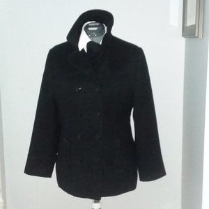 Levi’s  Black Pea Coat Double Breasted jacket